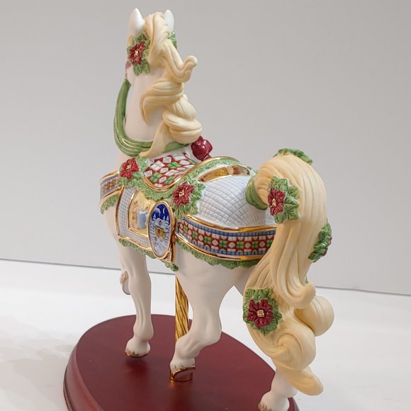 Lenox Christmas Carousel Horse  [ 2014 ] Height: 8 3/4 in - Picture 5 of 10